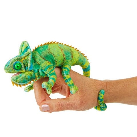 Mini Chameleon Finger Puppet Folkmanis Puppets Folkmanis Puppets Lil Tulips