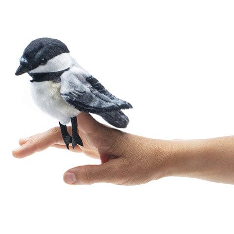 Mini Chickadee Finger Puppet Folkmanis Puppets Folkmanis Puppets Lil Tulips