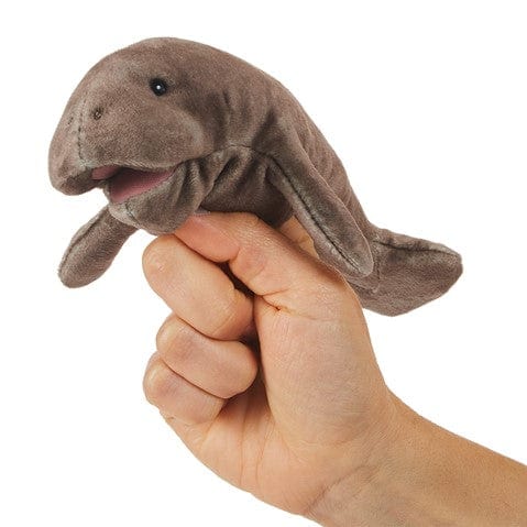 Mini Manatee Finger Puppet Folkmanis Puppets Folkmanis Puppets Lil Tulips