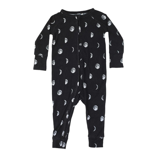 Moon Phases Ribbed Zip Romper Brave Little Ones Lil Tulips