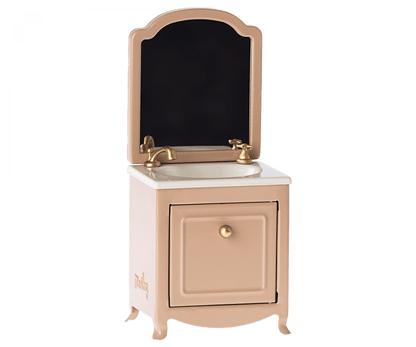 Mouse Sink Dresser with Mirror - Dark Powder Maileg Lil Tulips