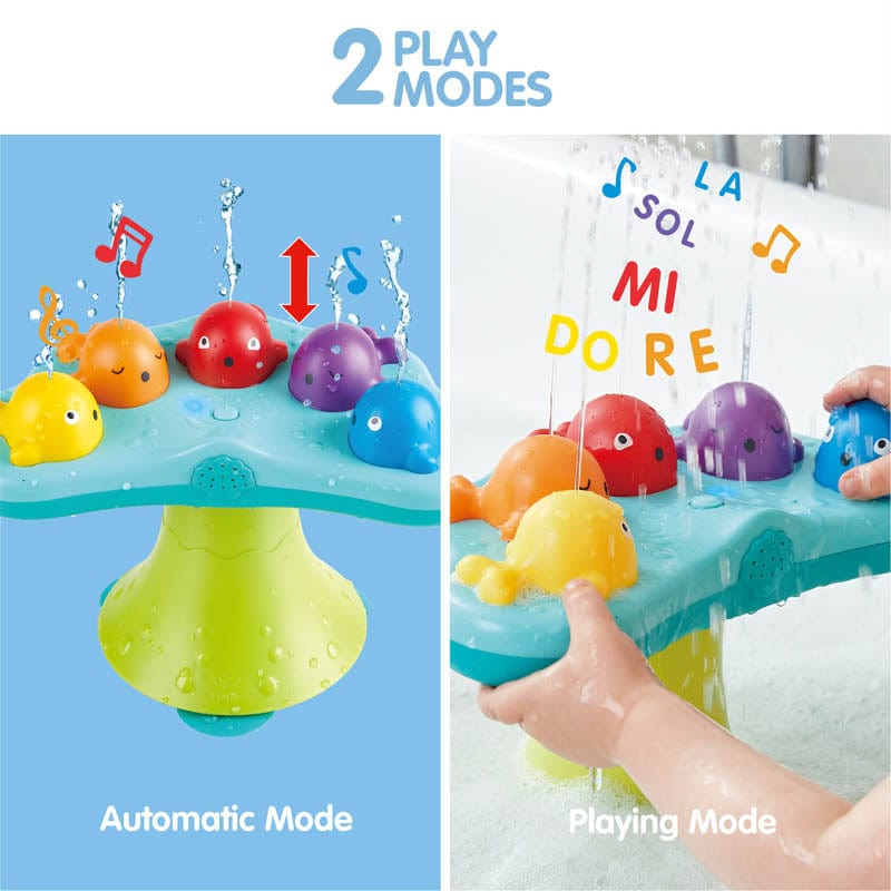 Musical Whale Fountain Hape Lil Tulips