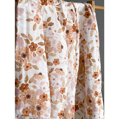 Muslin Swaddle Baby Blanket – Sunflower Mini Wander Lil Tulips