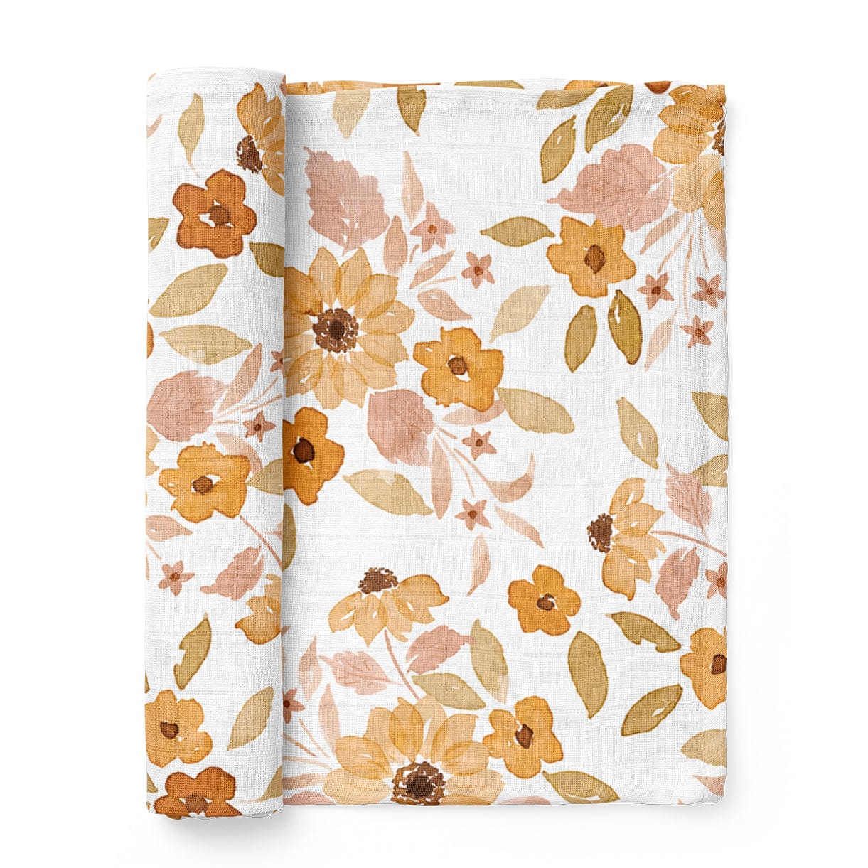 Muslin Swaddle Baby Blanket – Sunflower Mini Wander Lil Tulips