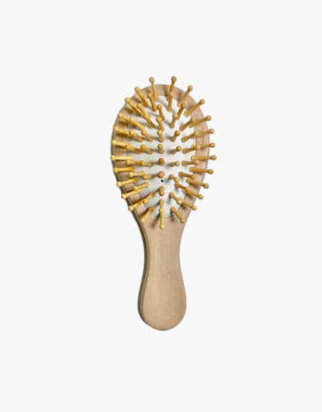 Natural Wood Hairbrush for Doll Minikane Lil Tulips