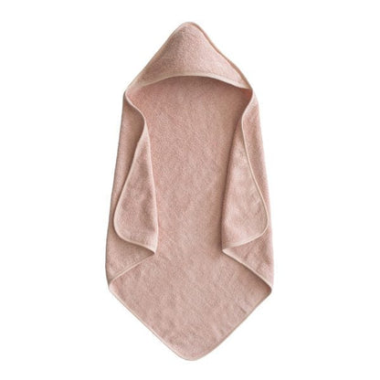 Organic Cotton Baby Hooded Towel (Blush) Mushie Lil Tulips