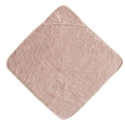 Organic Cotton Baby Hooded Towel (Blush) Mushie Lil Tulips