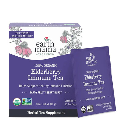 Organic Elderberry Immune Tea Earth Mama Angel Baby Earth Mama Angel Baby Lil Tulips