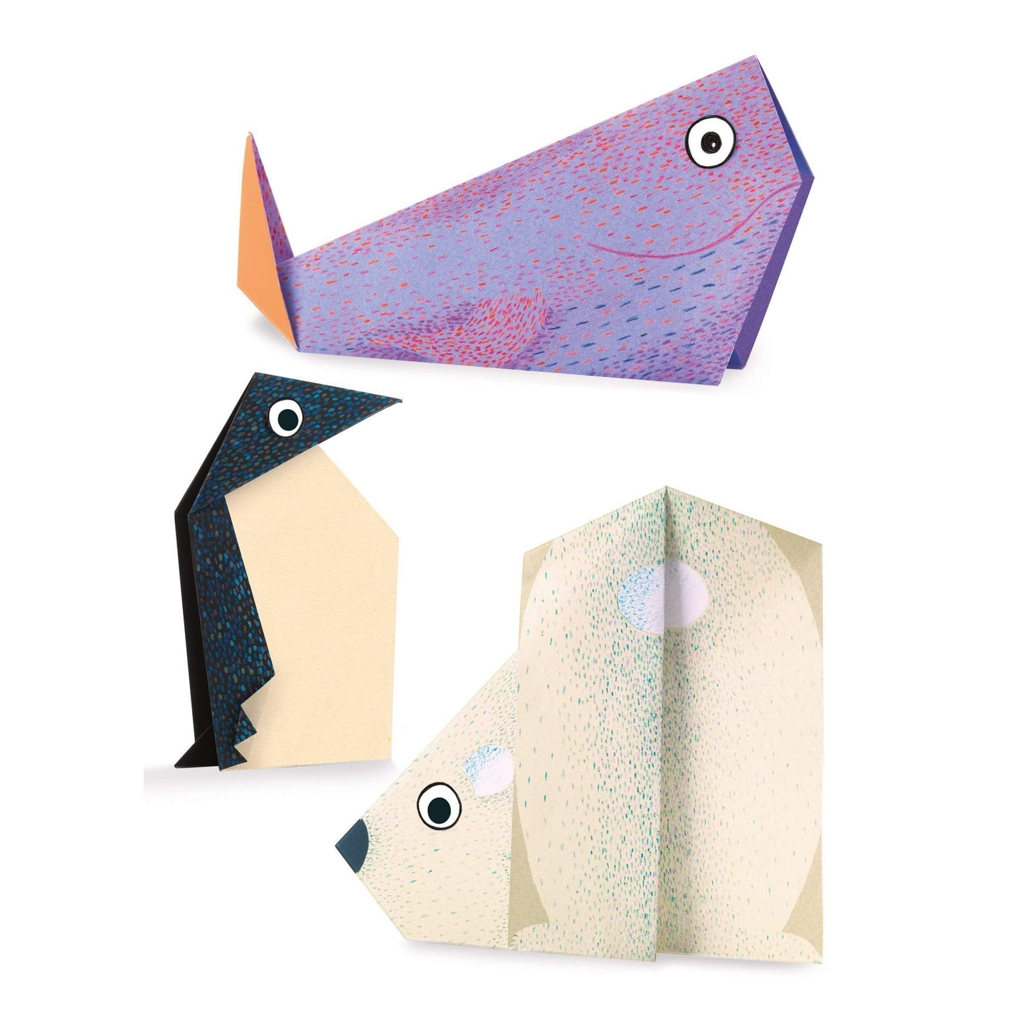 Origami Polar Animals Djeco Lil Tulips