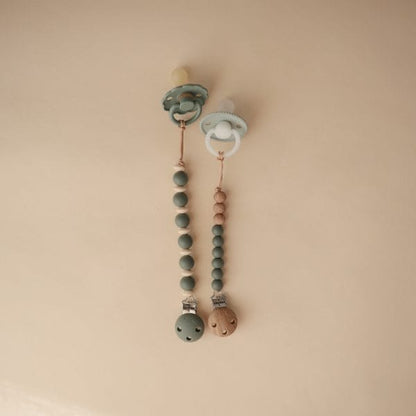 Pacifier Clip | Eva (Dried Thyme) Mushie Lil Tulips