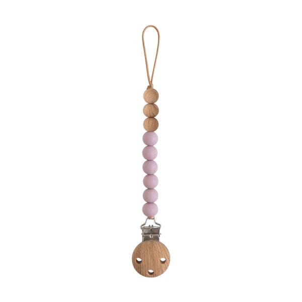 Pacifier Clip | Eva (Mauve) Mushie Lil Tulips