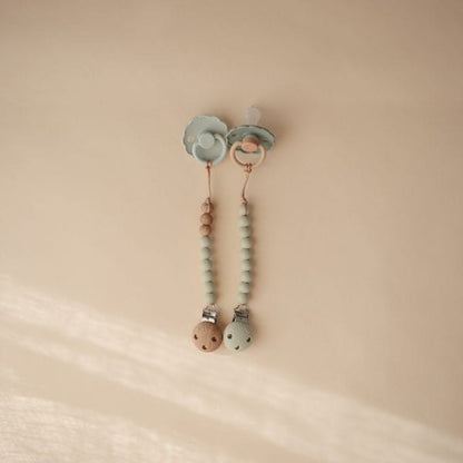 Pacifier Clip | Hera (Blush) Mushie Lil Tulips