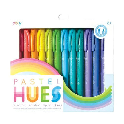 Pastel Hues Markers - Set of 12 OOLY Lil Tulips