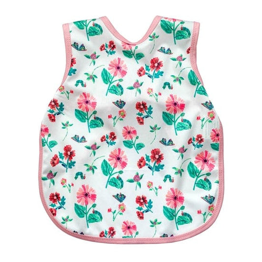 Pink Floral Caterpillar Bapron BapronBaby Bibs Lil Tulips