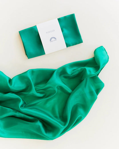 Playsilk - Emerald Sarah's Silks Lil Tulips