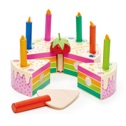 Rainbow Birthday Cake Tender Leaf Lil Tulips