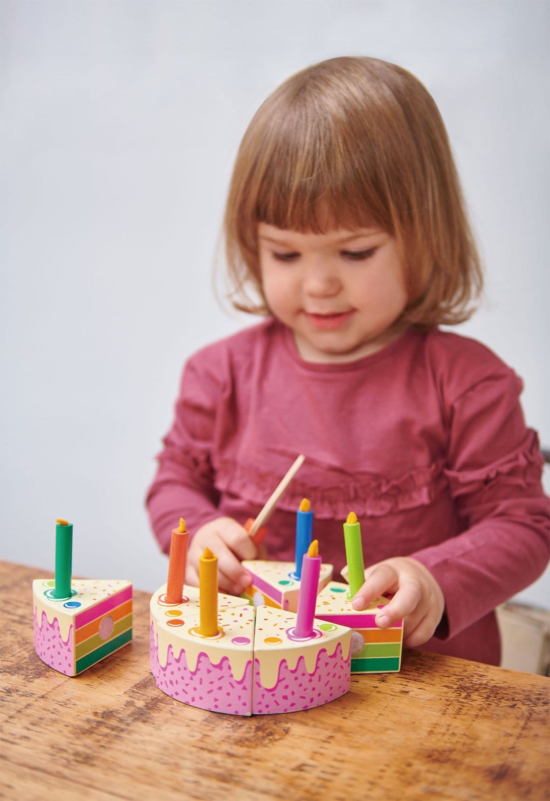 Rainbow Birthday Cake Tender Leaf Lil Tulips