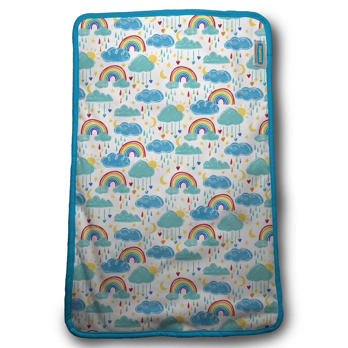 Rainbow Changing Pad Thirsties Lil Tulips