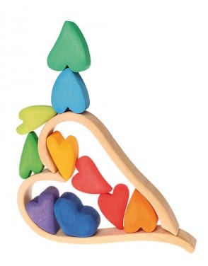 Rainbow Hearts Building Set Grimm's Lil Tulips