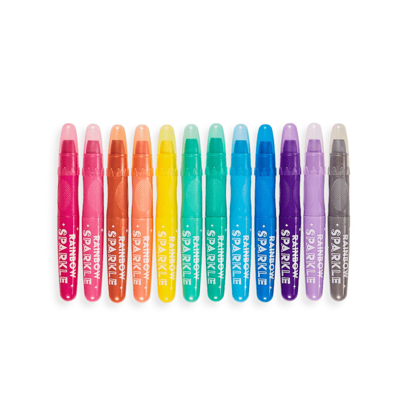 Rainbow Sparkle Metallic Gel Crayons OOLY Lil Tulips