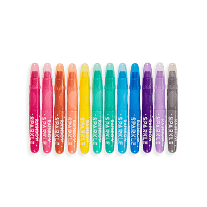 Rainbow Sparkle Metallic Gel Crayons OOLY Lil Tulips