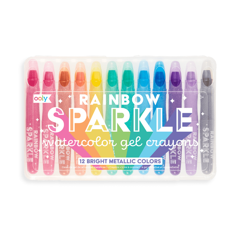 Rainbow Sparkle Metallic Gel Crayons OOLY Lil Tulips