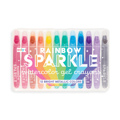 Rainbow Sparkle Metallic Gel Crayons OOLY Lil Tulips