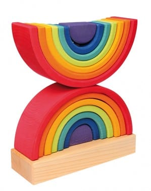 Rainbow Stacking Tower Grimm's Lil Tulips