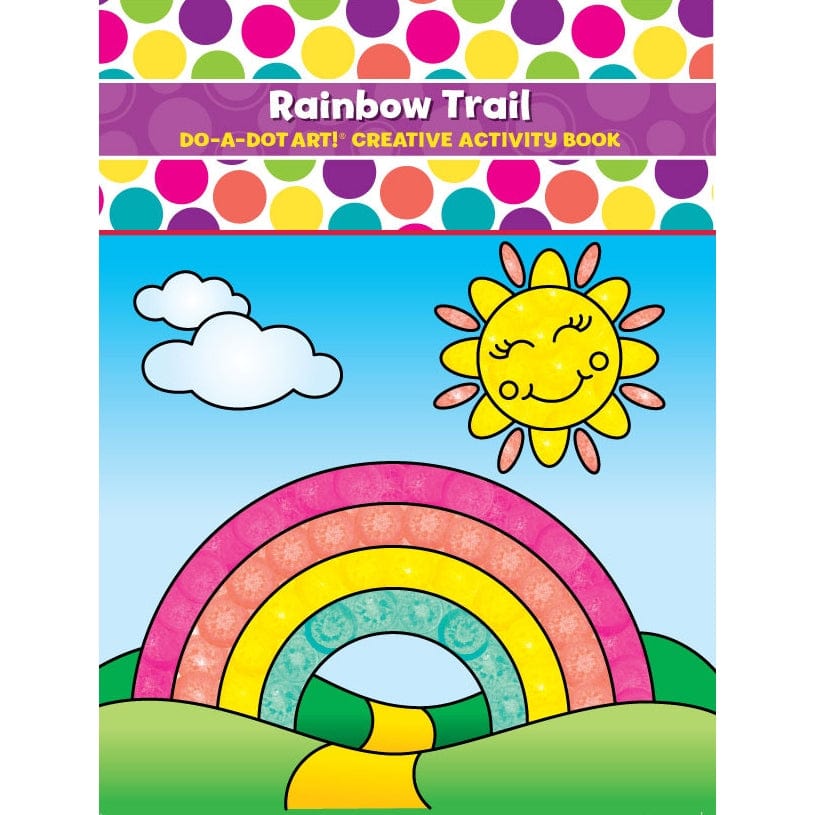 Rainbow Trail Activity Book Do a Dot Art Lil Tulips