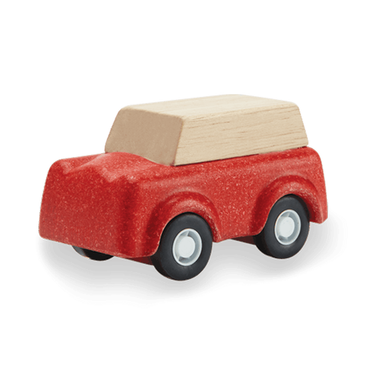 Red SUV Plan Toys Lil Tulips