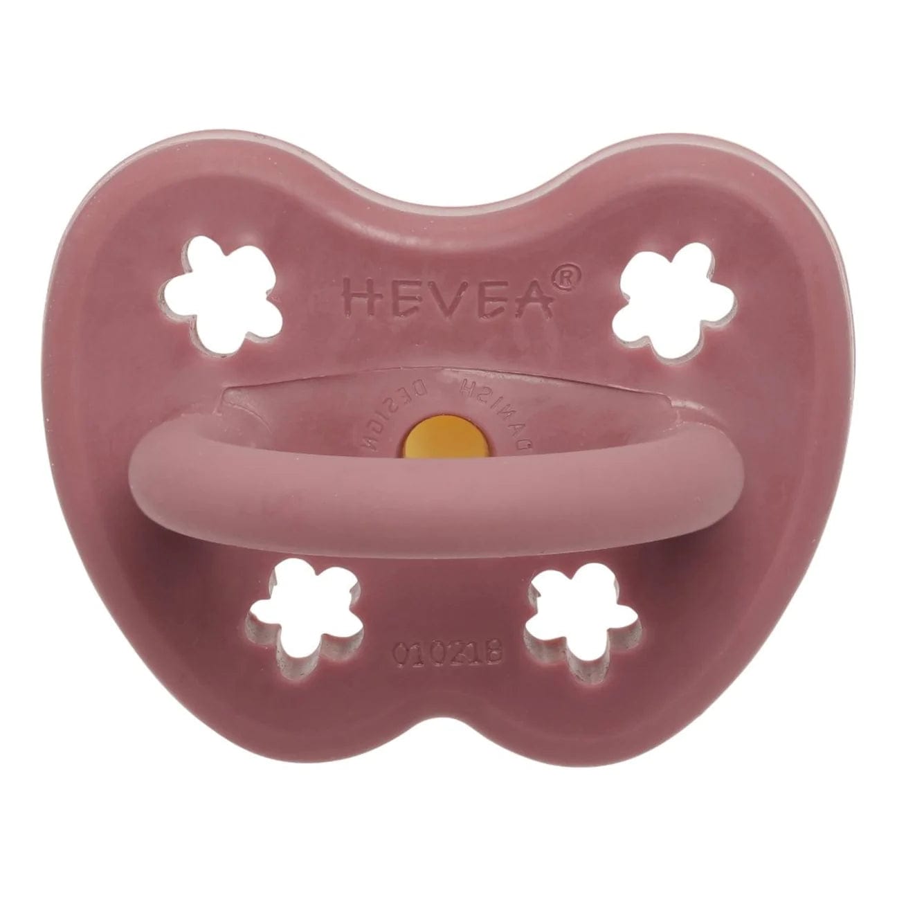 Rosewood Single Pack Round Pacifier Hevea Hevea Lil Tulips