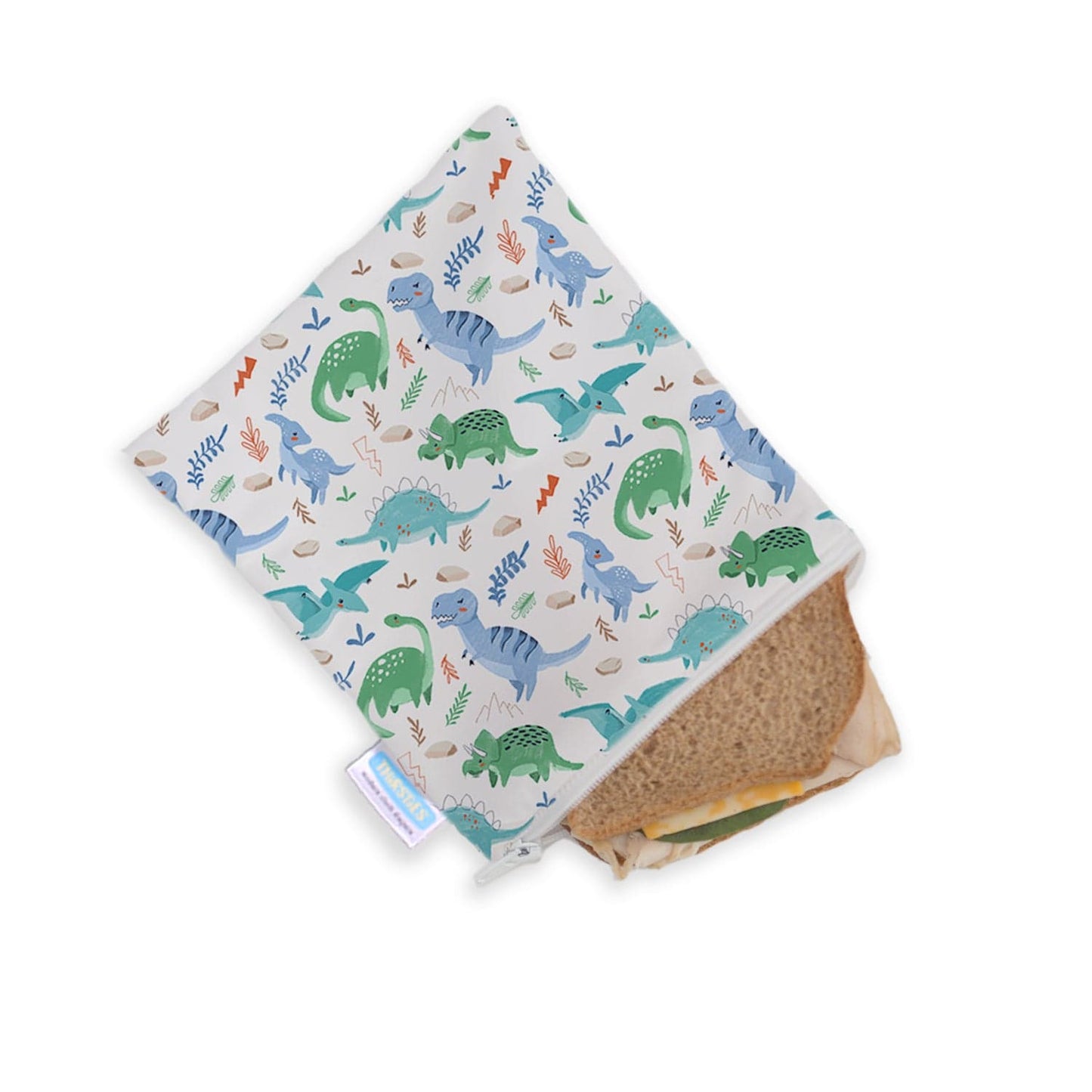 Sandwich & Snack Bag - Classic Jurassic Thirsties Lil Tulips