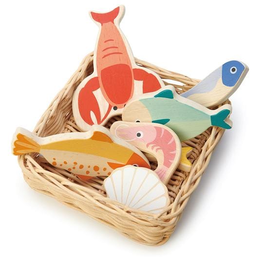 Seafood Basket Tender Leaf Lil Tulips