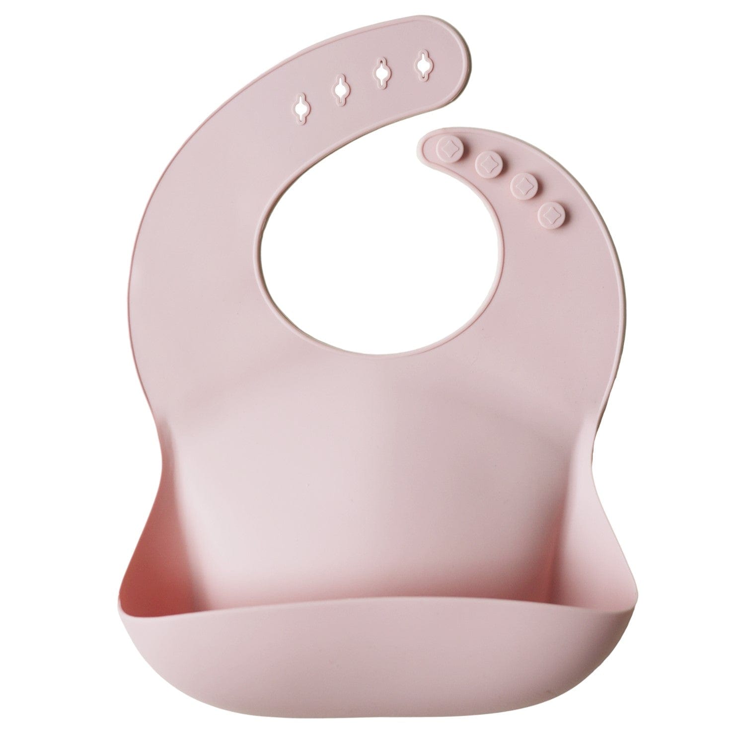 Silicone Baby Bib (Blush) Mushie Lil Tulips