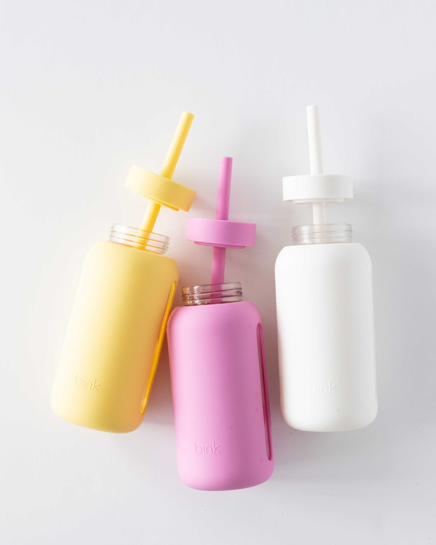 Silicone Straws - Bubblegum bink Water Bottles Lil Tulips