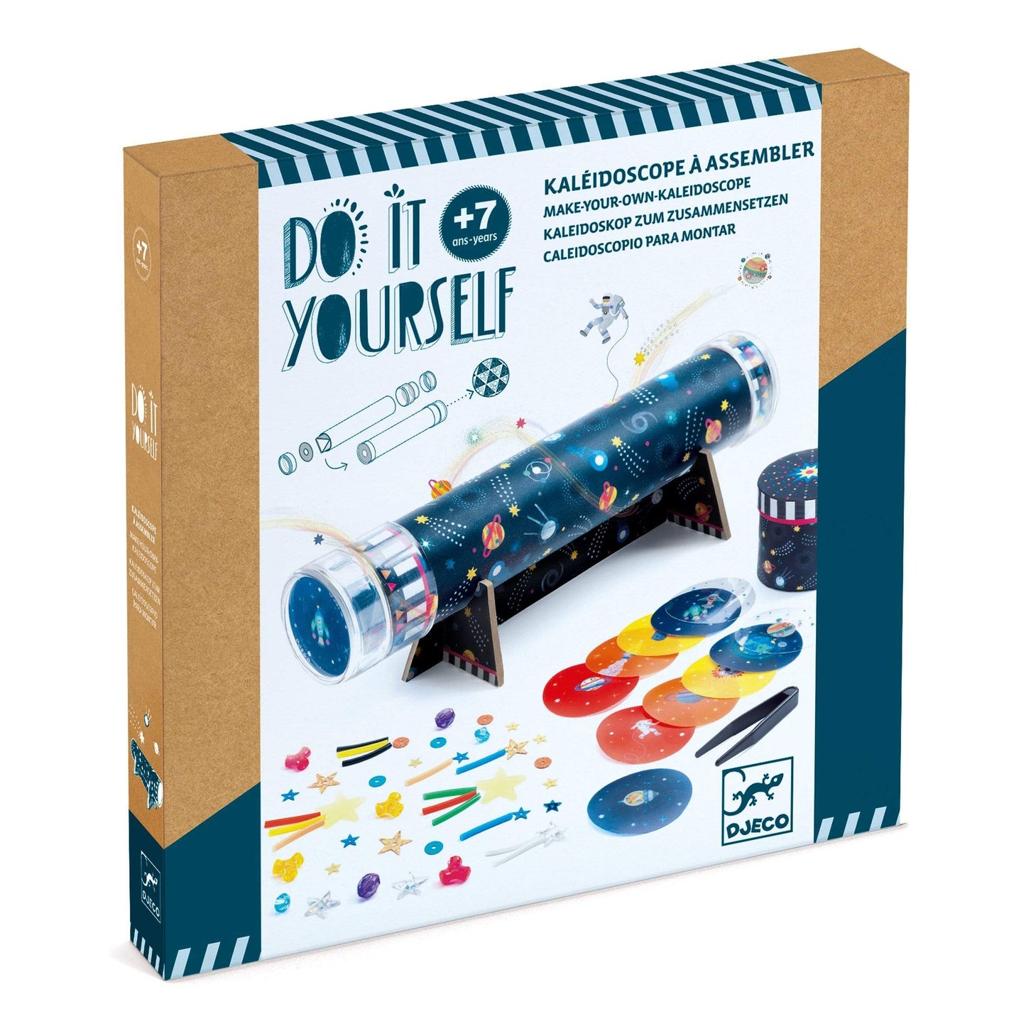 Space Immersion DIY Kaleidoscope Craft Kit Djeco Lil Tulips