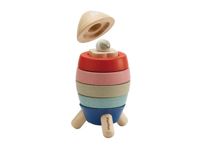 Stacking Rocket - Orchard Series Plan Toys Lil Tulips