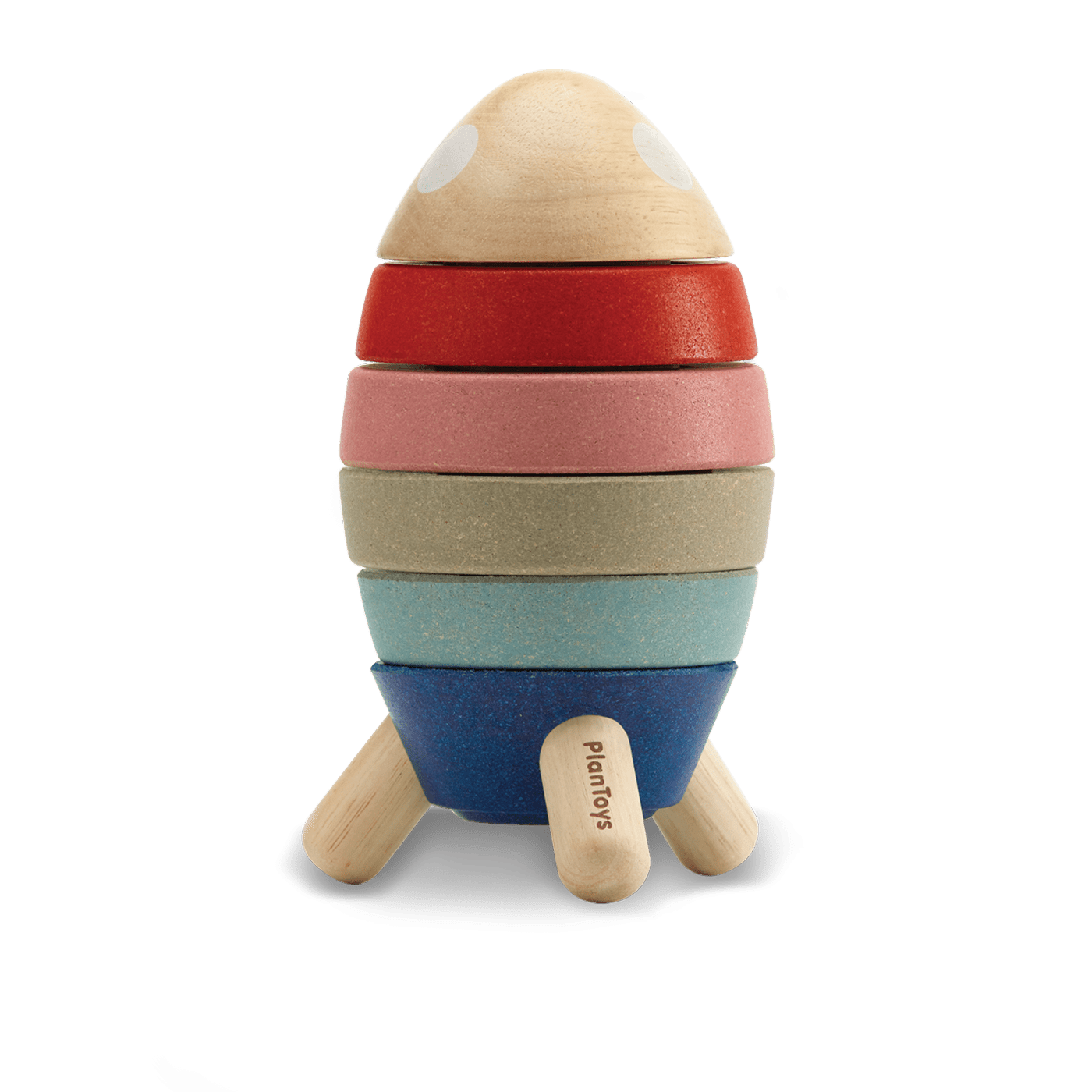 Stacking Rocket - Orchard Series Plan Toys Lil Tulips