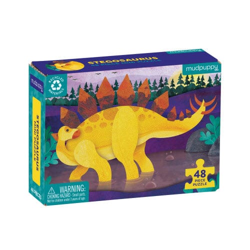 Stegosaurus 48 Piece Mini Puzzle Chronicle Books Lil Tulips