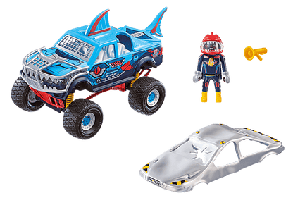 Stunt Show Shark Monster Truck Playmobil Lil Tulips