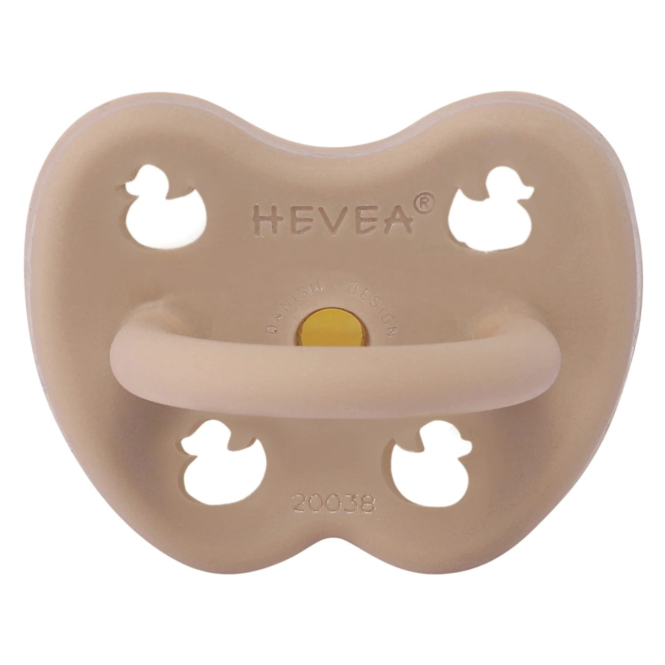 Tan Beige Single Pack Orthodontic Pacifier Hevea Hevea Lil Tulips