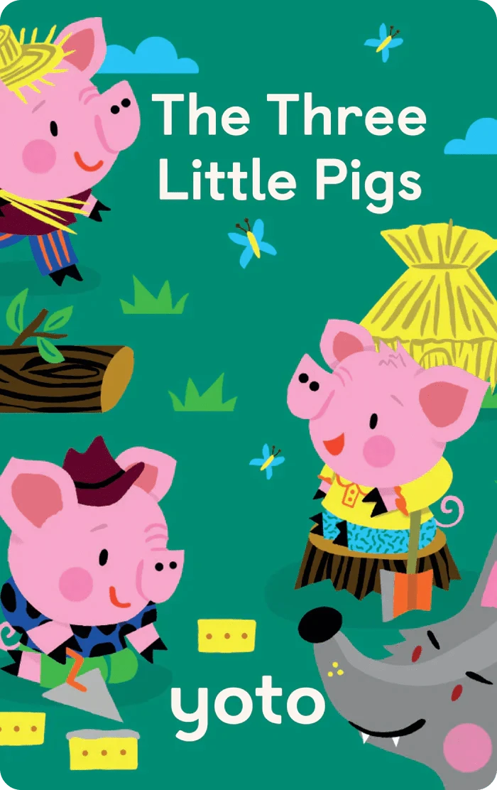 Three Little Pigs - Audiobook Card Yoto Lil Tulips