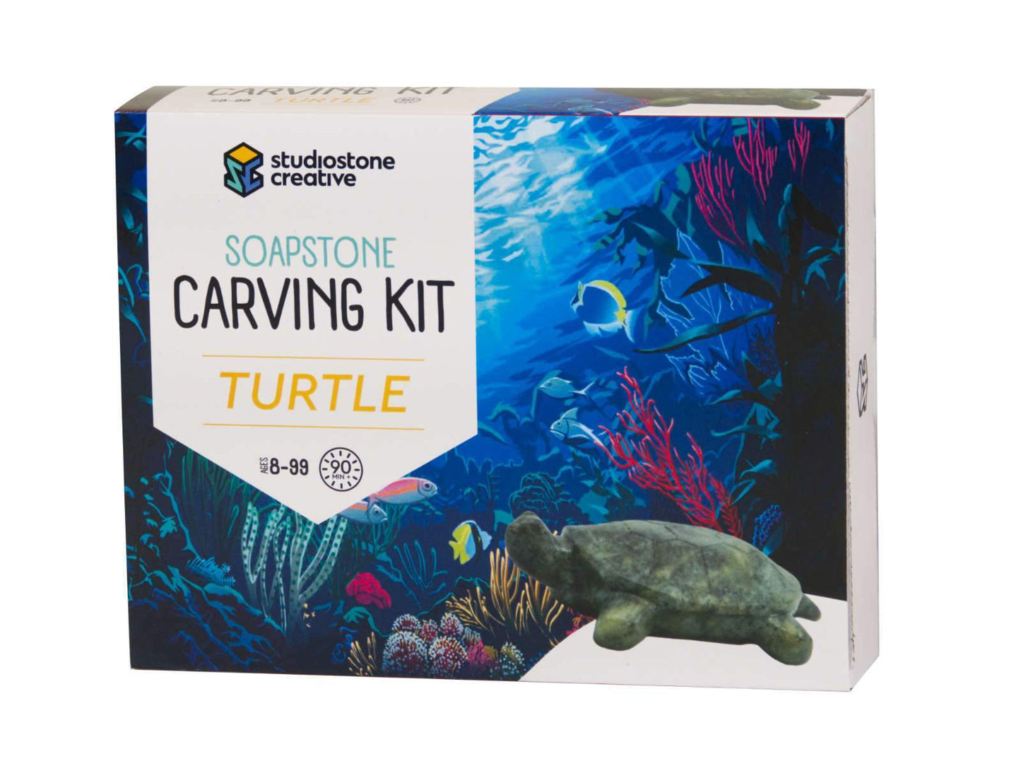 Turtle Soapstone Carving Kit Studiostone Creative Lil Tulips