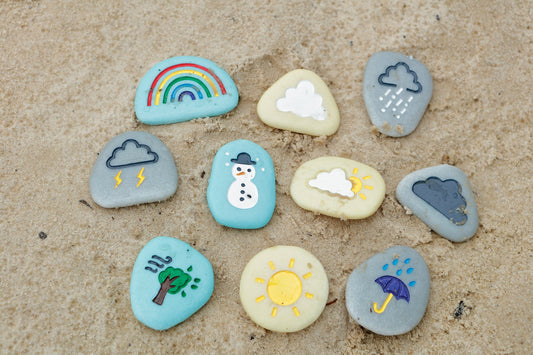 Weather Stones Play Set Yellow Door US LLC Lil Tulips