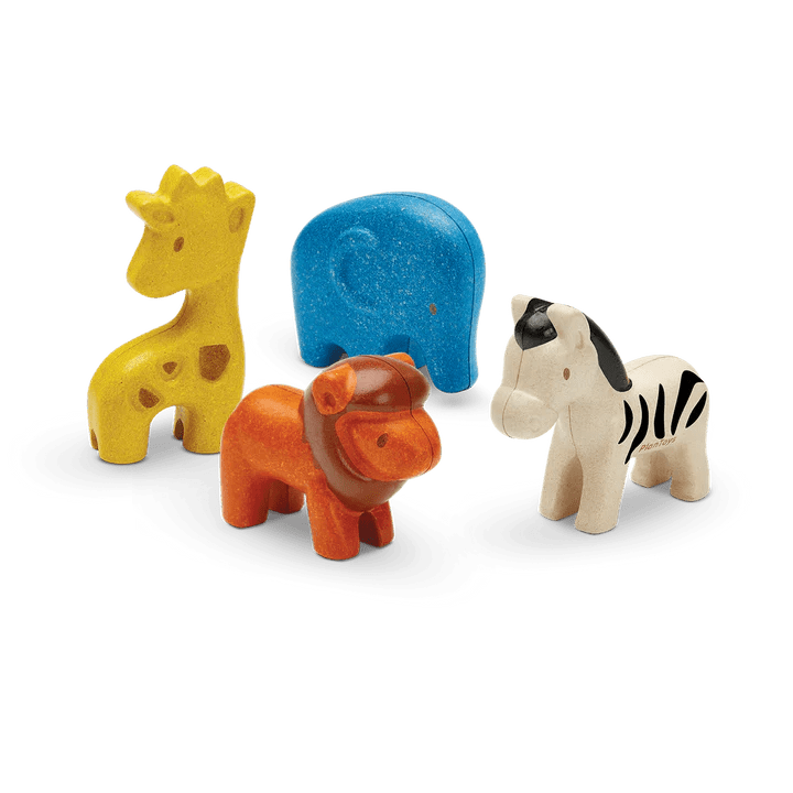 Wild Animals Set Plan Toys Lil Tulips