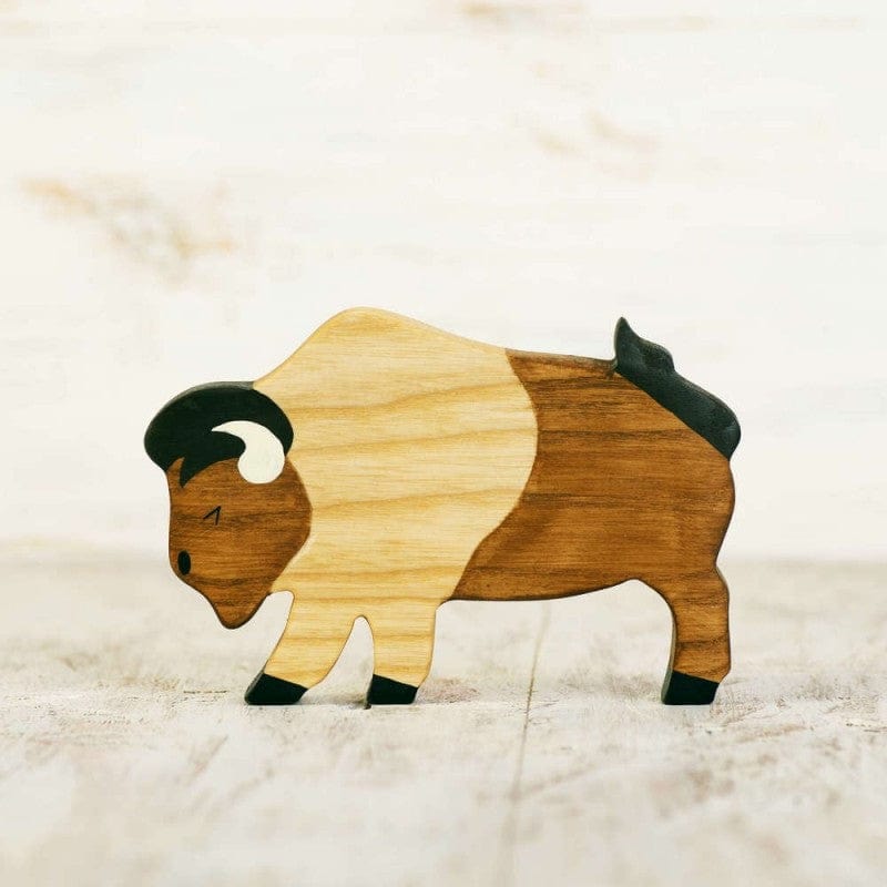 Wooden Bison Toy Wooden Caterpillar Lil Tulips