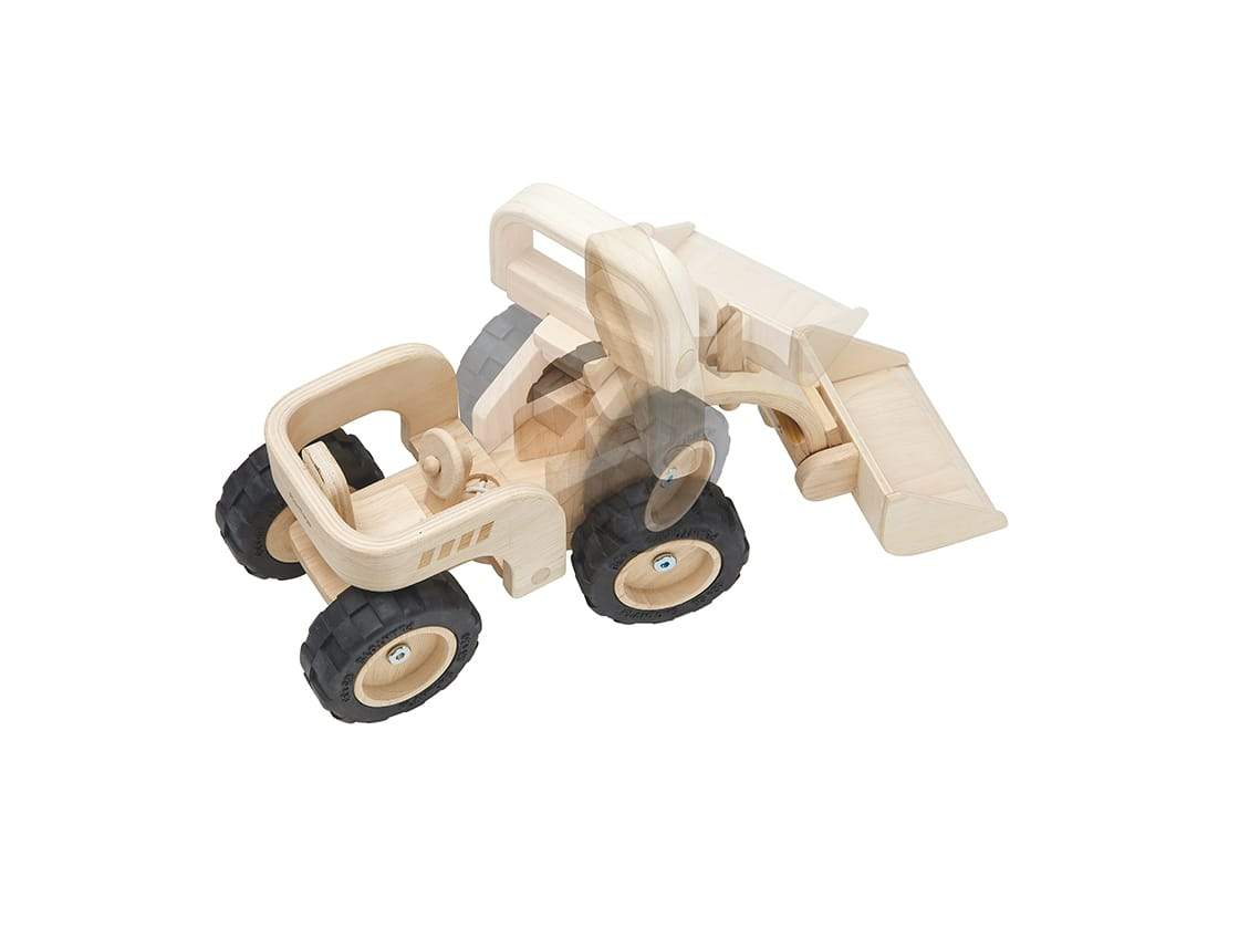 Wooden Bulldozer Plan Toys Lil Tulips