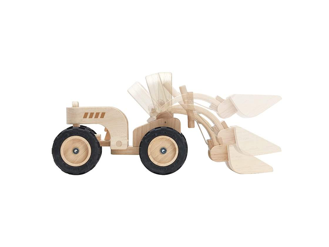 Wooden Bulldozer Plan Toys Lil Tulips