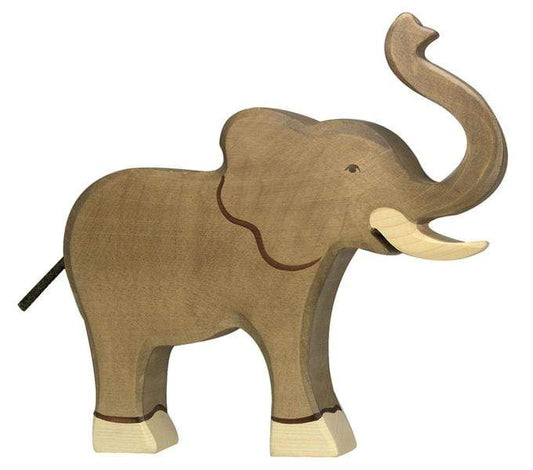 Wooden Elephant Trunk Raised Holztiger Lil Tulips