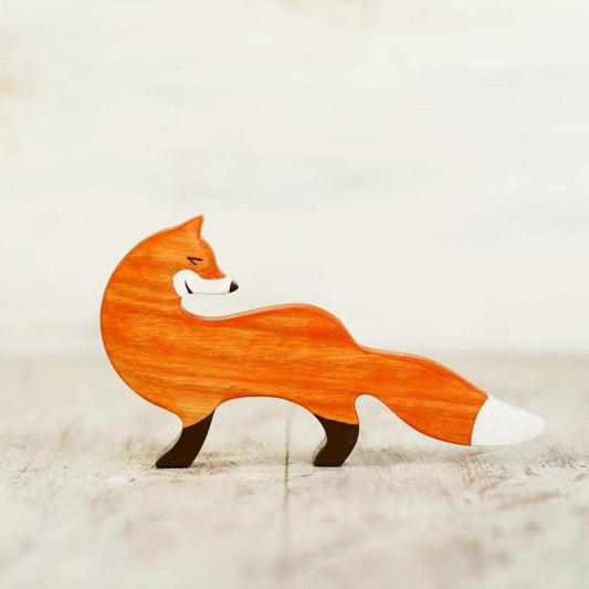 Wooden Fox Toy Wooden Caterpillar Lil Tulips